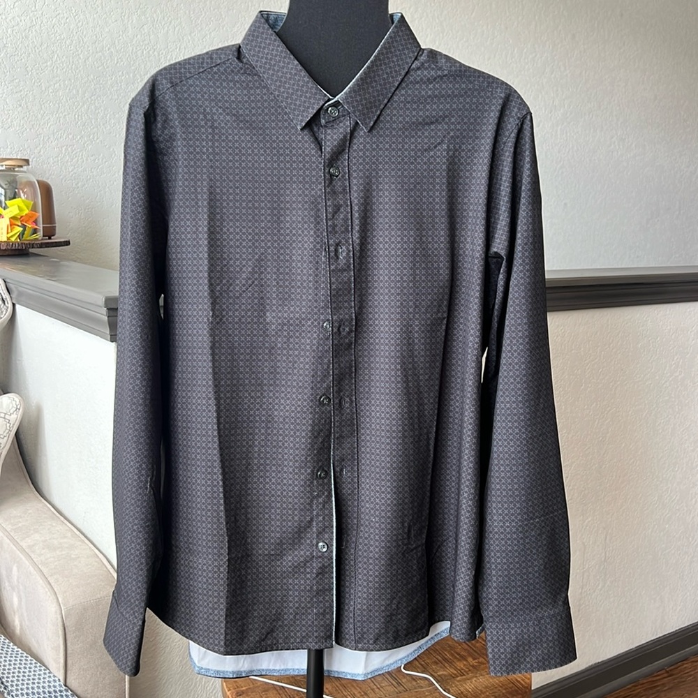 7Diamonds Men’s Long Sleeve Button Up Shirt.